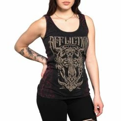 Affliction Clothing Damen Tank Top - Madrigal -Banned Alternative Discount Store affliction clothing damen tank top madrigal4