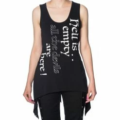 Banned Laceback Tank Top - Hell