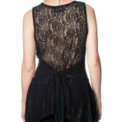 Banned Laceback Tank Top - Hell -Banned Alternative Discount Store banned laceback tank top hell3