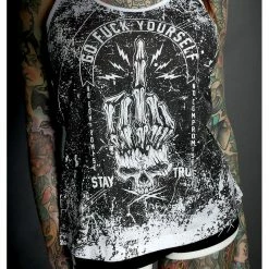 Hyraw Damen Tank Top - Go Fuck -Banned Alternative Discount Store hyraw damen tank top go fuck3