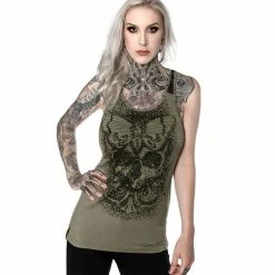 Hyraw Damen Tank Top - Ornament -Banned Alternative Discount Store hyraw damen tank top ornament2