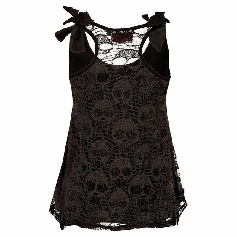 Jawbreaker Gothbottom Top - Vintage Clock Schwarz 3 Jawbreaker Gothbottom Top - Vintage Clock Schwarz – Bild 3