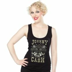 Johnny Cash Tank Top - Don't Take Your Guns To Town