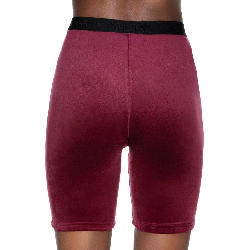 Killstar Bike Shorts - Moon Cycle Burgunder 2 Killstar Bike Shorts - Moon Cycle Burgunder – Bild 2