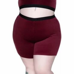 Killstar Bike Shorts - Moon Cycle Burgunder 6 Killstar Bike Shorts - Moon Cycle Burgunder -Banned Alternative Discount Store killstar bike shorts moon cycle burgunder3