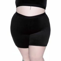 Killstar Bike Shorts - Moon Cycle Schwarz -Banned Alternative Discount Store killstar bike shorts moon cycle schwarz3