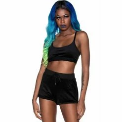 Killstar Crop Top - Just Cropped Schwarz