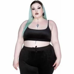 Killstar Crop Top - Just Cropped Schwarz -Banned Alternative Discount Store killstar crop top just cropped schwarz3