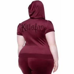 Killstar Kapuzenjacke - Dee-Lux Hoodie Burgunder 7 Killstar Kapuzenjacke - Dee-Lux Hoodie Burgunder -Banned Alternative Discount Store killstar kapuzenjacke dee lux hoodie burgunder4
