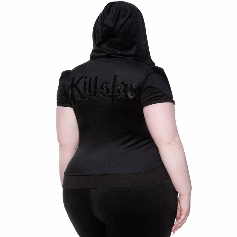 Killstar Kapuzenjacke - Dee-Lux Hoodie Schwarz 4 Killstar Kapuzenjacke - Dee-Lux Hoodie Schwarz – Bild 4