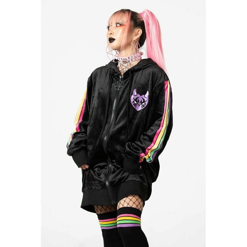 Killstar Kapuzenjacke - Lounge Wizard Hoodie 2 Killstar Kapuzenjacke - Lounge Wizard Hoodie – Bild 2