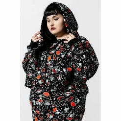 Killstar Kapuzenpullover - Gnomies Cropped Hoodie 11 Killstar Kapuzenpullover - Gnomies Cropped Hoodie -Banned Alternative Discount Store killstar kapuzenpullover gnomies cropped hoodie6