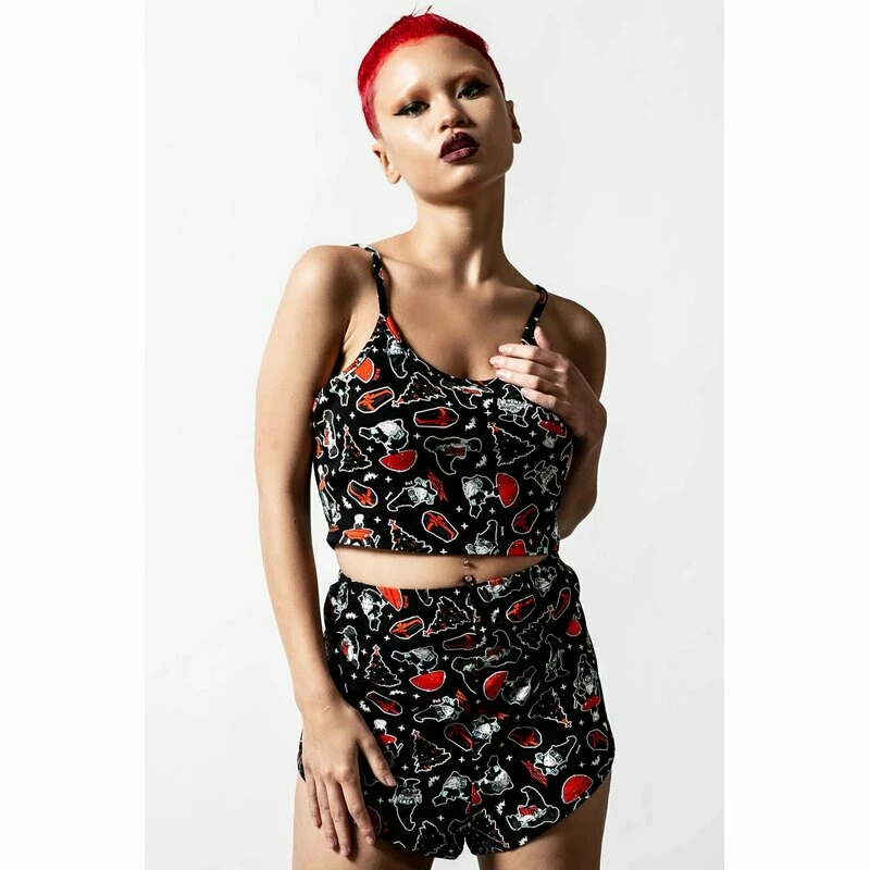 Killstar Leibchen - Gnomies Cropped Cami 2 Killstar Leibchen - Gnomies Cropped Cami – Bild 2