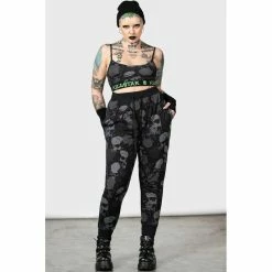 KILLSTAR Leibchen - Tzompantli Crop Top -Banned Alternative Discount Store killstar leibchen tzompantli crop top3