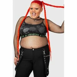 KILLSTAR Leibchen - Tzompantli Crop Top -Banned Alternative Discount Store killstar leibchen tzompantli crop top6
