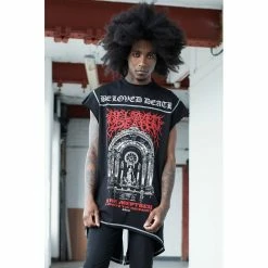 Killstar Longline Tank Top - Beloved -Banned Alternative Discount Store killstar longline tank top beloved4