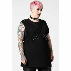 Killstar Longline Tank Top - Overtaker -Banned Alternative Discount Store killstar longline tank top overtaker6