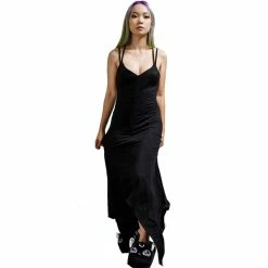 Killstar Lounge Kleid - Long Nights Slip Dress