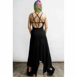 Killstar Lounge Kleid - Long Nights Slip Dress -Banned Alternative Discount Store killstar lounge kleid long nights slip dress3