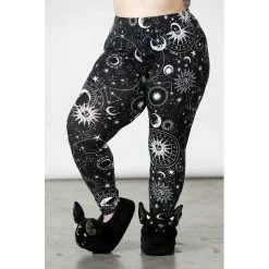 KILLSTAR Lounge Leggings - Galaxy -Banned Alternative Discount Store killstar lounge leggings galaxy6