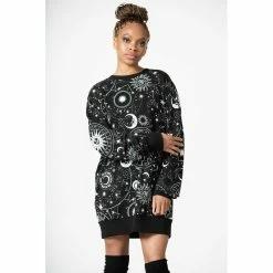 KILLSTAR Lounge Pullover - Corvus -Banned Alternative Discount Store killstar lounge pullover corvus3