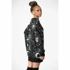 KILLSTAR Lounge Pullover - Corvus -Banned Alternative Discount Store killstar lounge pullover corvus4