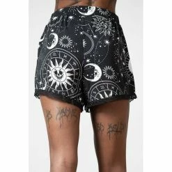 KILLSTAR Lounge Shorts - Cosmos -Banned Alternative Discount Store killstar lounge shorts colgos4
