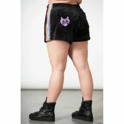 Killstar Lounge Shorts - Groovy -Banned Alternative Discount Store killstar lounge shorts groovy4