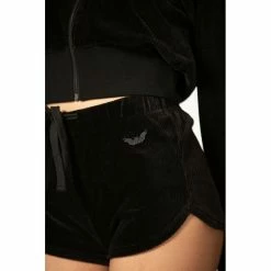 KILLSTAR Lounge Shorts - Laid To Rest -Banned Alternative Discount Store killstar lounge shorts laid to rest3