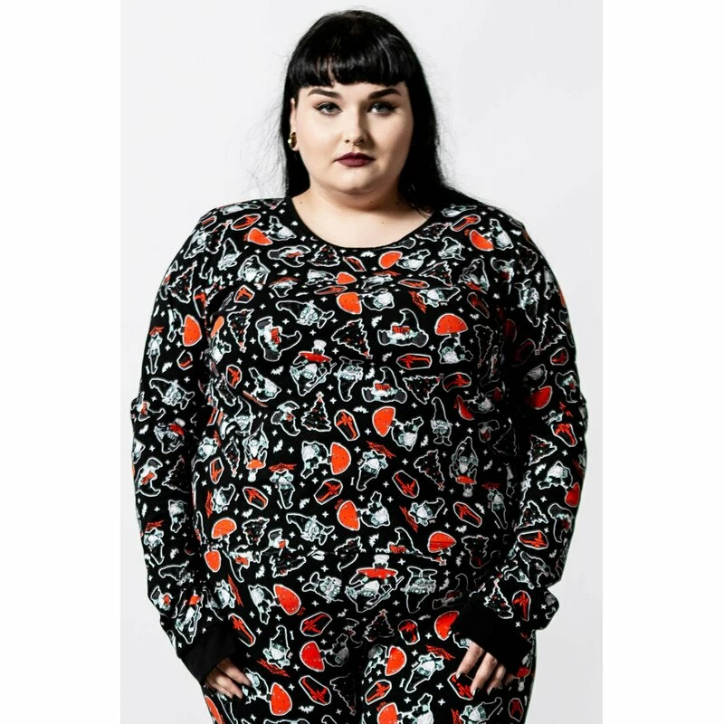 Killstar Lounge Top - Gnomies Long Sleeve 4 Killstar Lounge Top - Gnomies Long Sleeve – Bild 4
