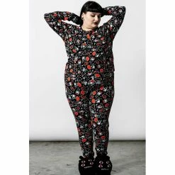 Killstar Lounge Top - Gnomies Long Sleeve 10 Killstar Lounge Top - Gnomies Long Sleeve -Banned Alternative Discount Store killstar lounge top gnomies long sleeve5