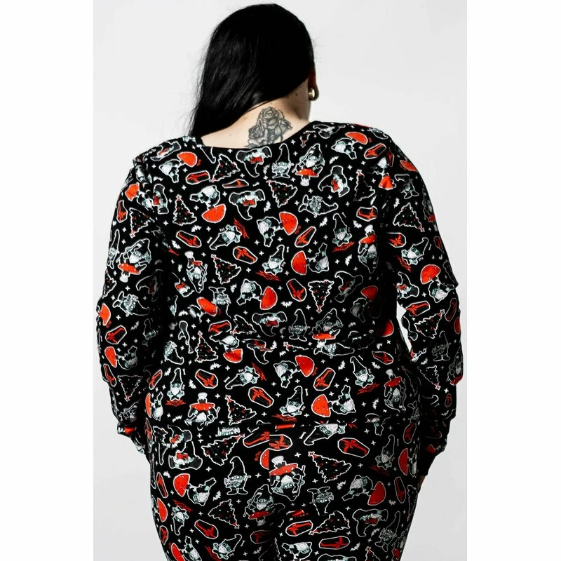 Killstar Lounge Top - Gnomies Long Sleeve 6 Killstar Lounge Top - Gnomies Long Sleeve – Bild 6