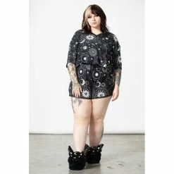 KILLSTAR Lounge Top - Moonlight Crop Top -Banned Alternative Discount Store killstar lounge top moonlight crop top5