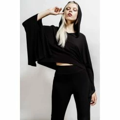 Killstar Lounge Top - No Sleep Hoodie -Banned Alternative Discount Store killstar lounge top no sleep hoodie4