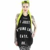 Killstar Muscle Tank Top - Love Cats