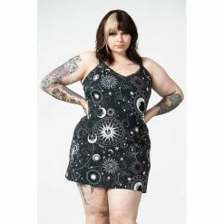 KILLSTAR Nachthemd - Astral Lace Cami Dress 11 KILLSTAR Nachthemd - Astral Lace Cami Dress -Banned Alternative Discount Store killstar nachthemd astral lace cami dress6