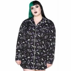 Killstar Nachthemd - Batty Sleep Shirt -Banned Alternative Discount Store killstar nachthemd batty sleep shirt4