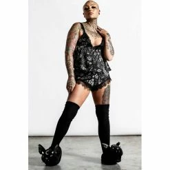 Killstar Pyjama Set - Moth To Flame -Banned Alternative Discount Store killstar pyjama set moth to flame2