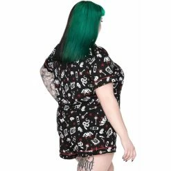 Killstar Pyjama Set - See U In Hell -Banned Alternative Discount Store killstar pyjama set see u in hell3