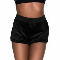 Killstar Samt Shorts - Dee-Lux Schwarz