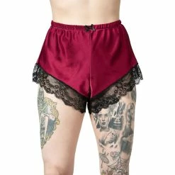 Killstar Satin Shorts - Severina Blood