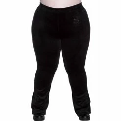 Killstar Schlaghose - Lounge Lizard Schwarz -Banned Alternative Discount Store killstar schlaghose lounge lizard schwarz3