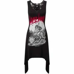 Killstar Tank Kleid - Lone Wolf -Banned Alternative Discount Store killstar tank kleid lone wolf3