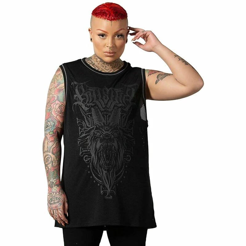 Killstar Tank Top - Knockdown Mesh Vest 1 Killstar Tank Top - Knockdown Mesh Vest