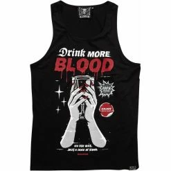 Killstar Unisex Tank Top - Drink More 5 Killstar Unisex Tank Top - Drink More -Banned Alternative Discount Store killstar unisex tank top drink more3