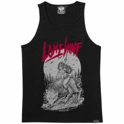 Killstar Unisex Tank Top - Lone Wolf -Banned Alternative Discount Store killstar unisex tank top lone wolf6