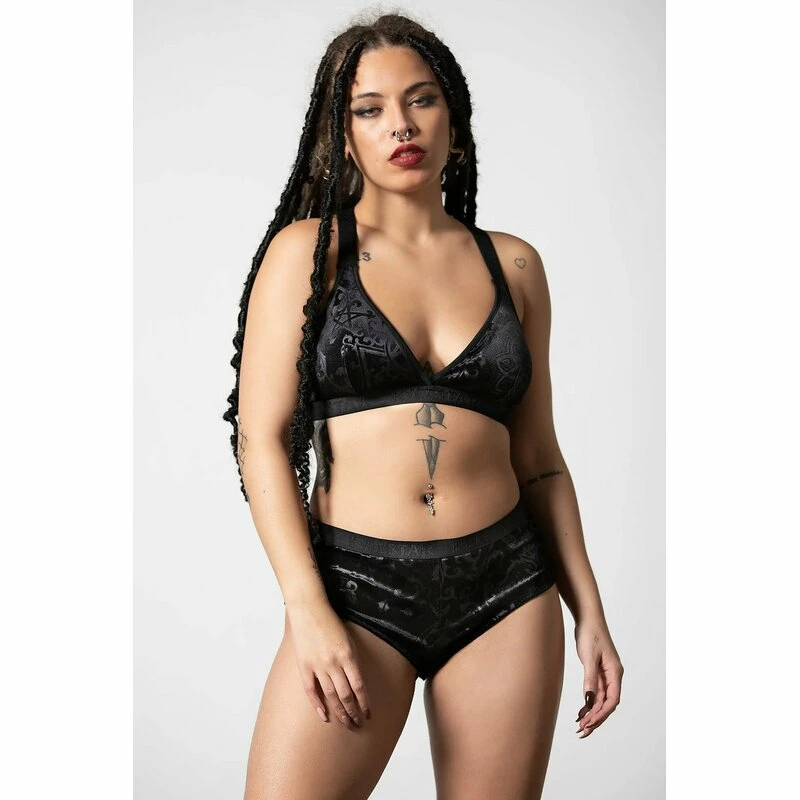 Killstar Workout Shorts - Moody Panty 2 Killstar Workout Shorts - Moody Panty – Bild 2