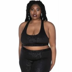 Killstar Workout Top - Exercise Your Demons -Banned Alternative Discount Store killstar workout top exercise your demons3