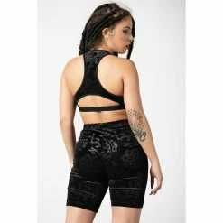 Killstar Workout Top - Mortalia Bralet -Banned Alternative Discount Store killstar workout top mortalia bralet 13