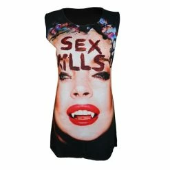 Poizen Industries Girlie Tank Top - Sex Kills